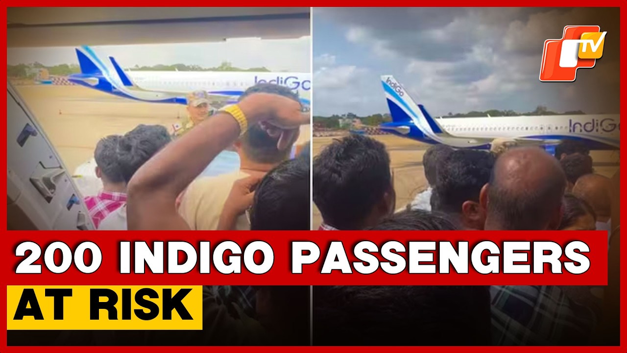 Tense Scenes & Chaos Inside IndiGo Flight, Passengers Demand Answers