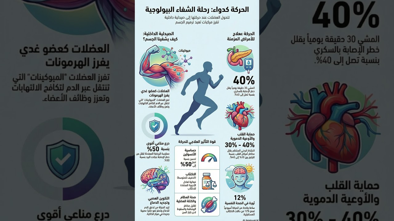 الحركة صيدلية بيولوجية تجدد عقلك وجسدك
