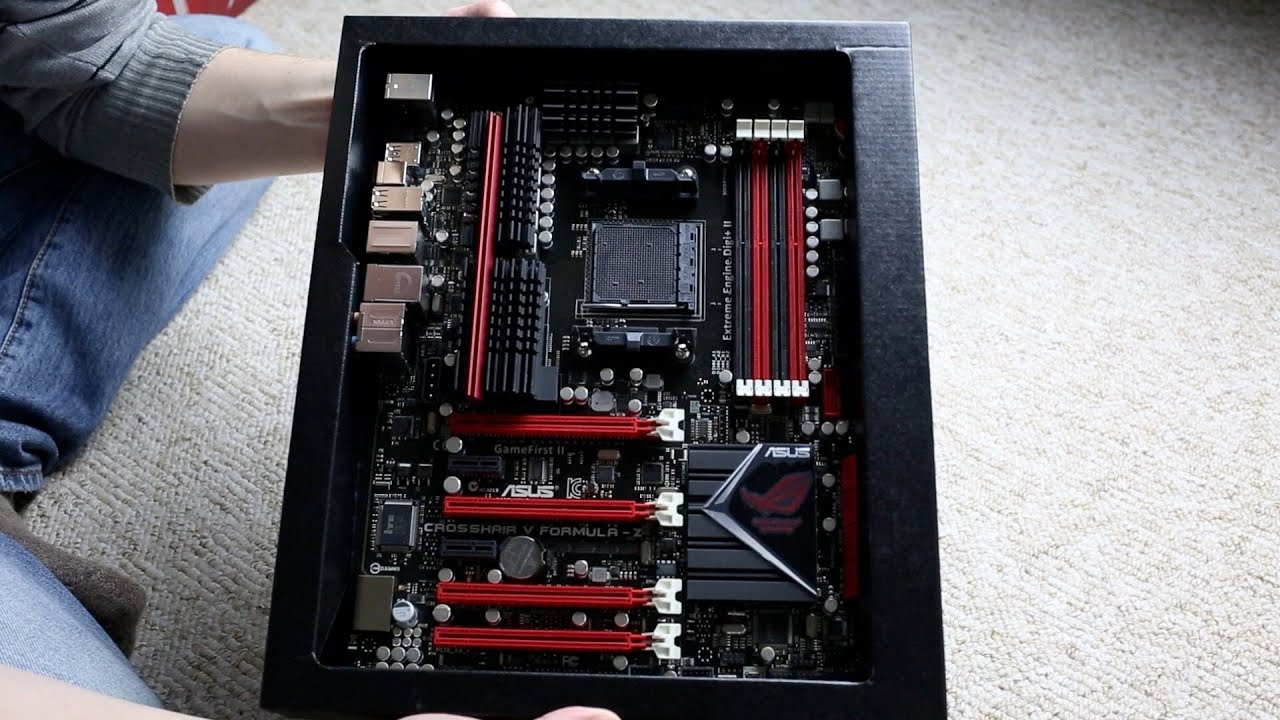 ASUS Crosshair V Formula-Z Special Unboxing - FX-8350 - TridentX - EK C5F-Z overview