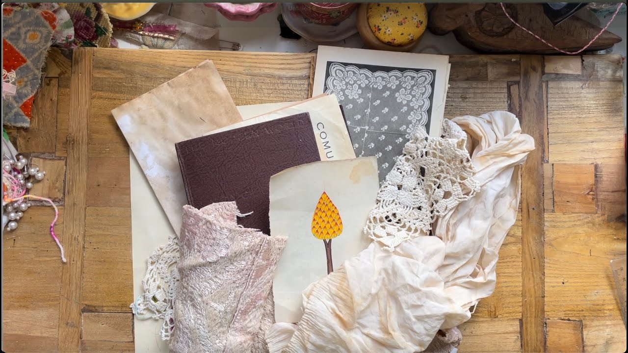 #kateinthenest | Paper and Textile Journals | How I start... | 2026 No 1. Ep 1