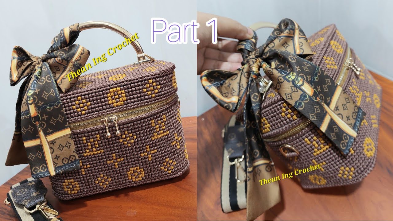 LV make up bag handmade part 1