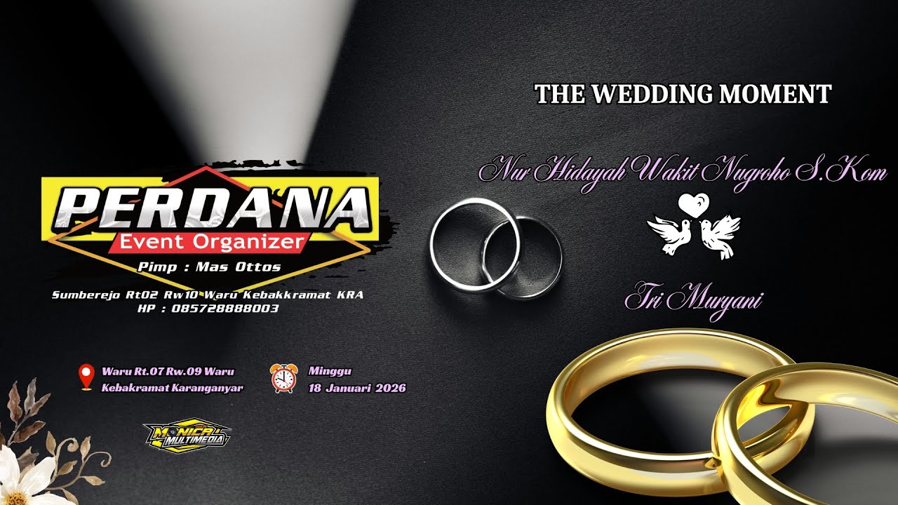 LIVE📡 PERDANA PROGRESIF || PERNIKAHAN WAKIT & MURYANI ||  MONICA MULTIMEDIA || WK PRO AUDIO