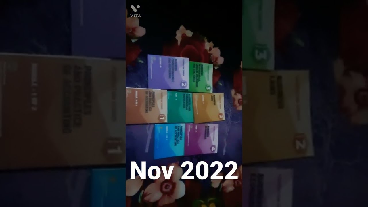 ca foundation course  unboxing #cajourney /Nov-dec 2022