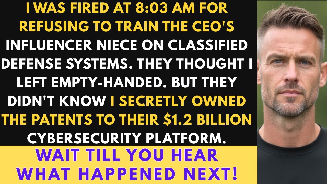 I Got Fired at 8:03 AM for Refusing to Train CEO's Niece—I Still Owned Their Billion-$ System.