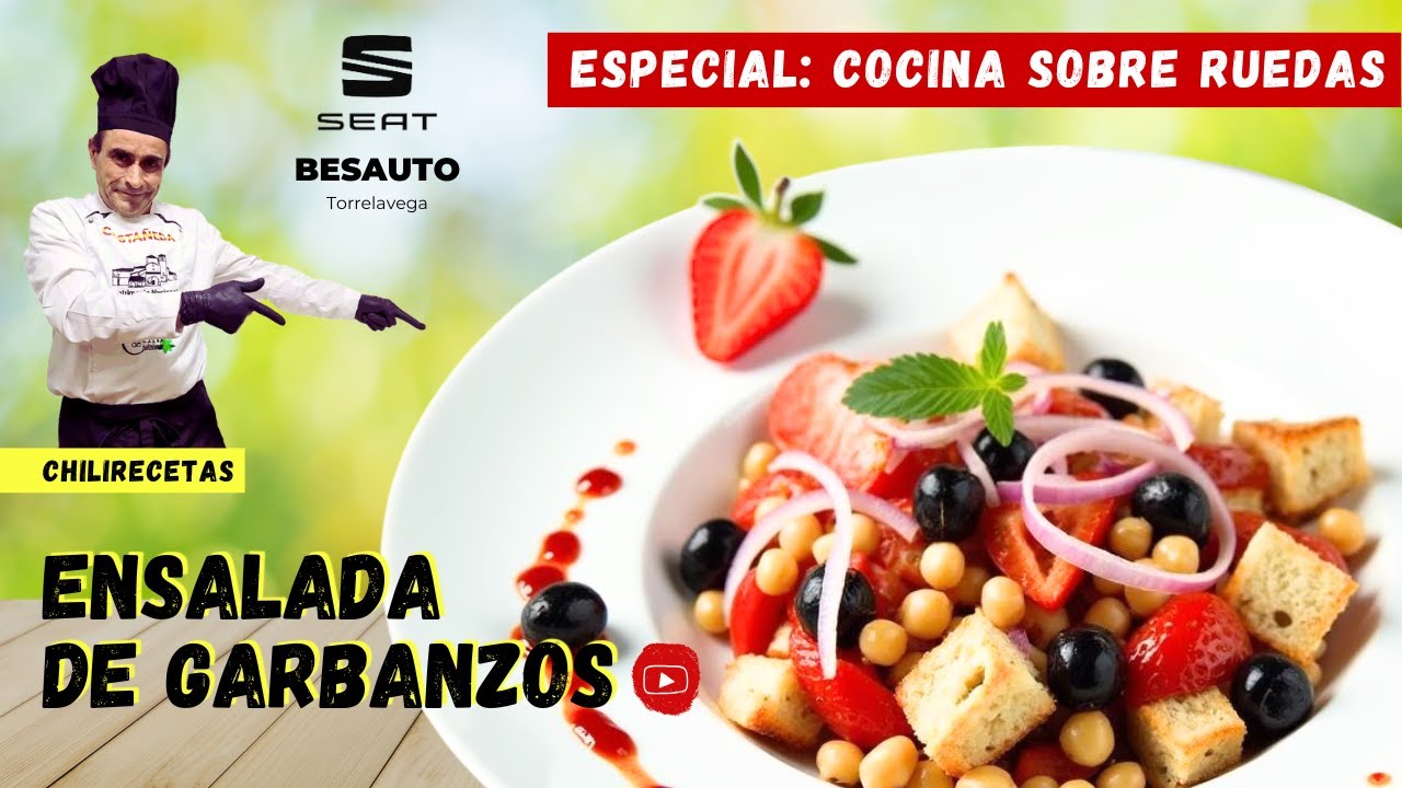 Cocina sobre ruedas 2025 🍲 Ensalada de garbanzos, coches y buen humor