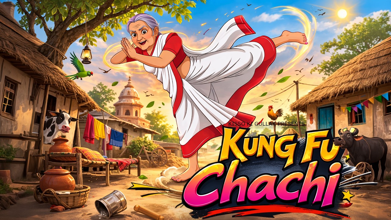 कुंग फू चाची | Kung Fu Chachi A hilarious comedy cartoon