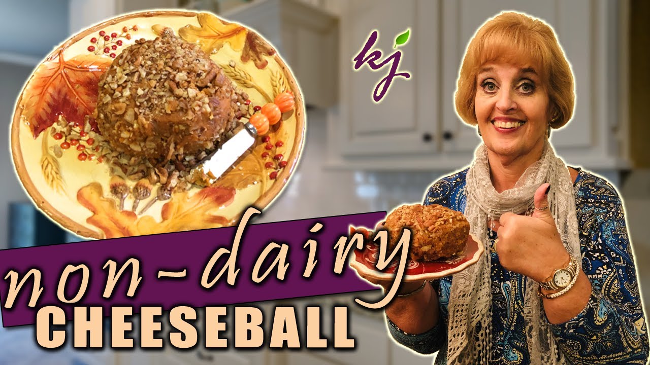 Raw Vegan Cheese Ball | Easy Thanksgiving Cheese Ball