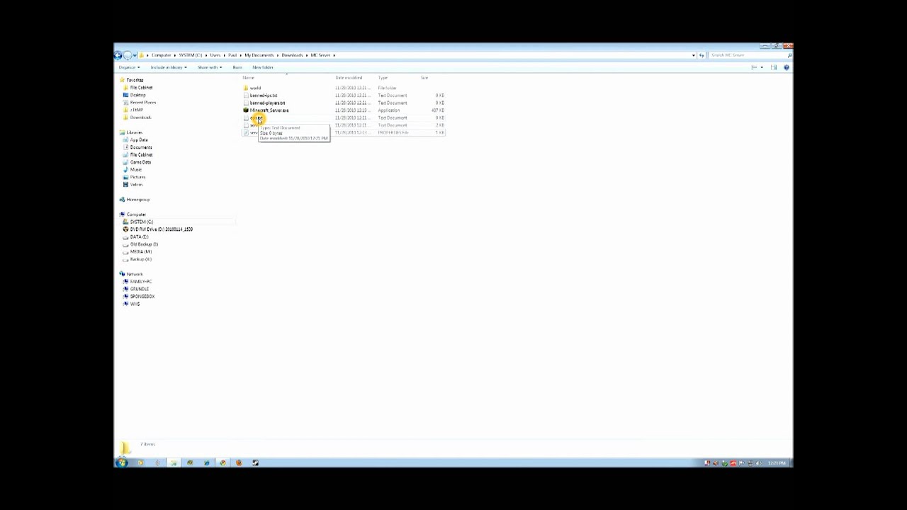 Minecraft Tutorial - Minecraft Server Setup - Part 1 (for Windows)
