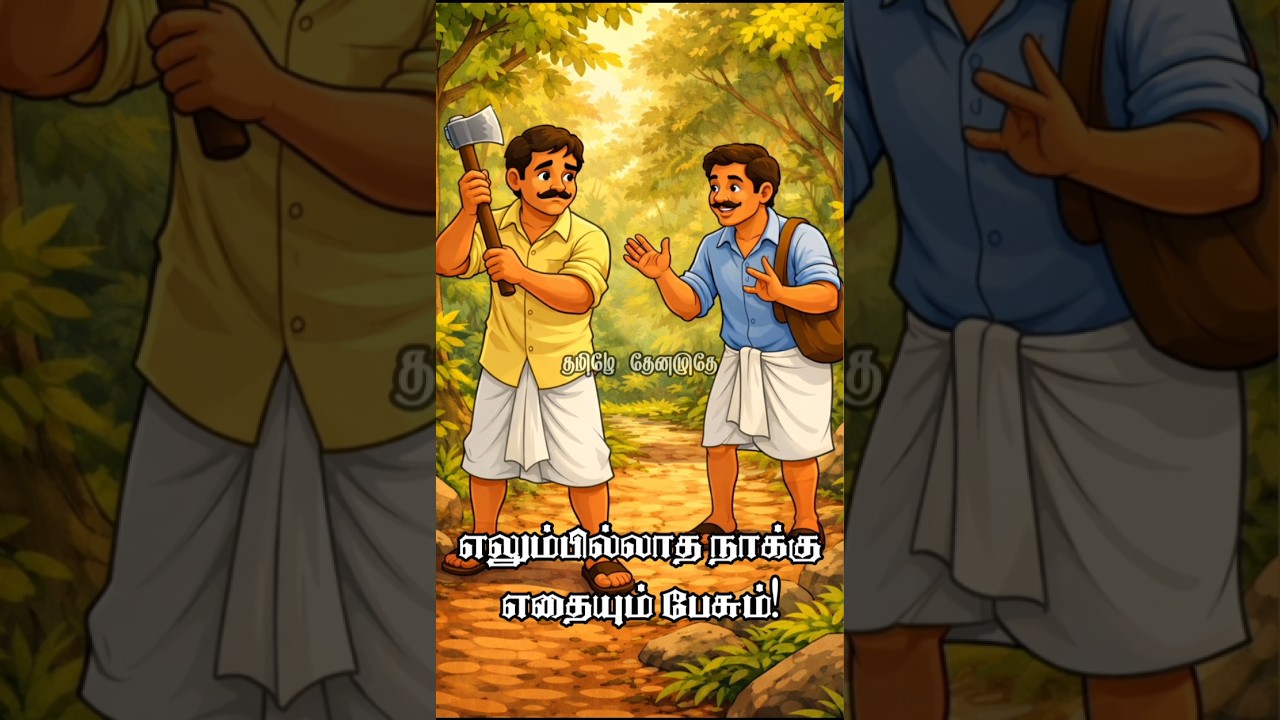 எலும்பில்லாத நாக்கு எதையும் பேசும்! | #கதைசொல்லும்நீதி #குட்டிகதைகள் தமிழே தேனமுதே