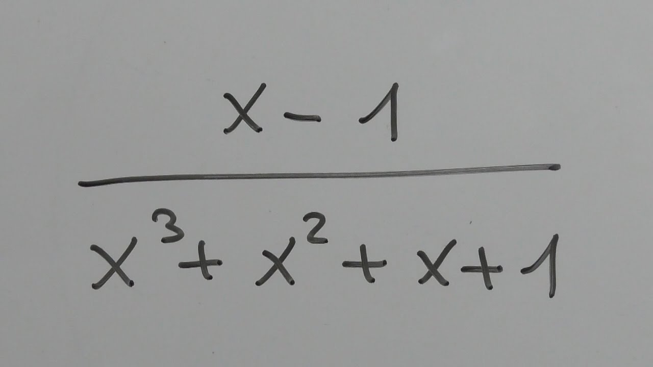 Descomposición de una fracción algebraica en suma de fracciones simples III