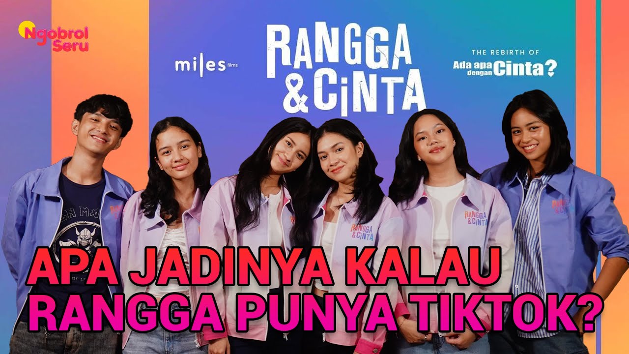 Mas Nicholas Jutek dan Gak Pernah Senyum | Ngobrol Seru Bareng Cast Rangga & Cinta