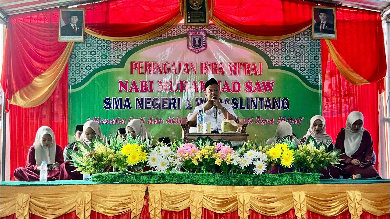 Peringatan Isra Mi’raj SMA Negeri 1 Wadaslintang