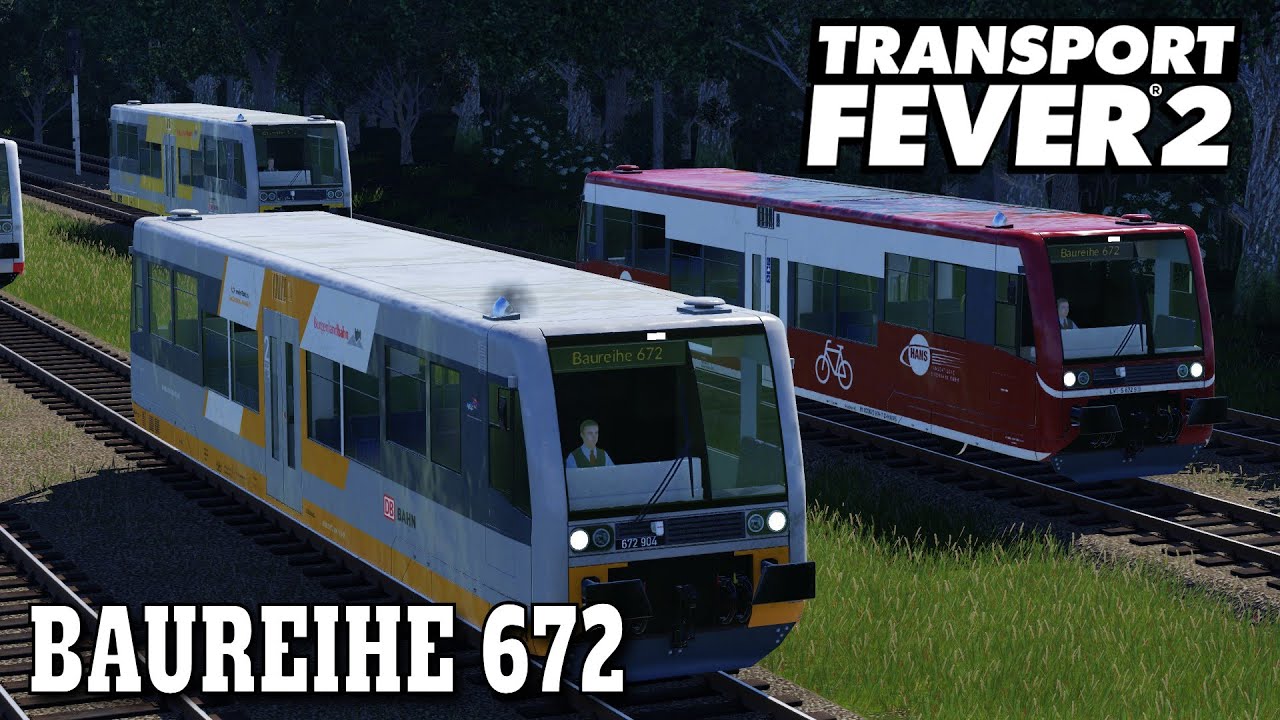Transport Fever 2 [Modvorstellung] Baureihe 672 Dieseltriebwagen