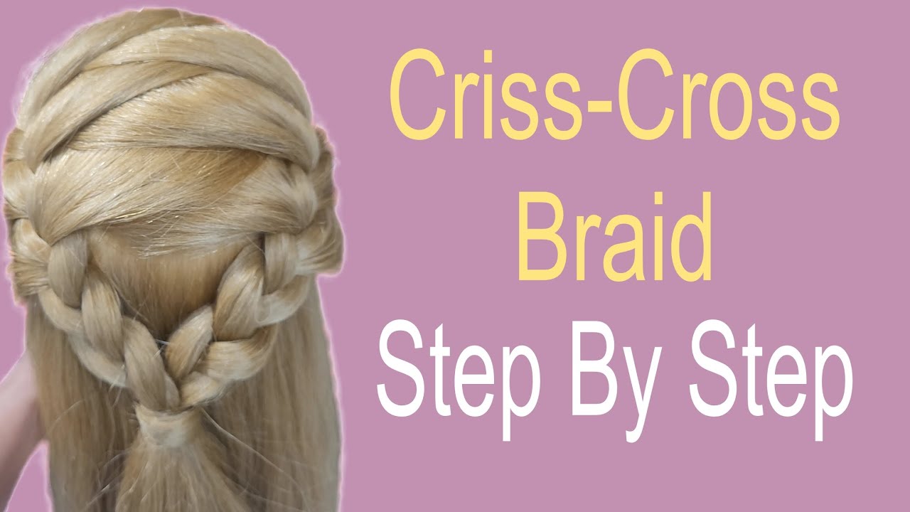 Criss-Cross Braid/ New Hairstyle/ Zigzag Braid/ Braid For Beginners/ Girls Hairstyle/