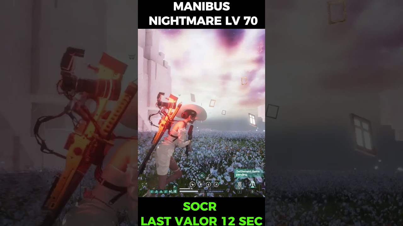 SOCR THE LAST VALOR 12 SEC MANIBUS RUN! BEST SHRAPNEL BUILD IN ONCE HUMAN #oncehuman #oncehumangame