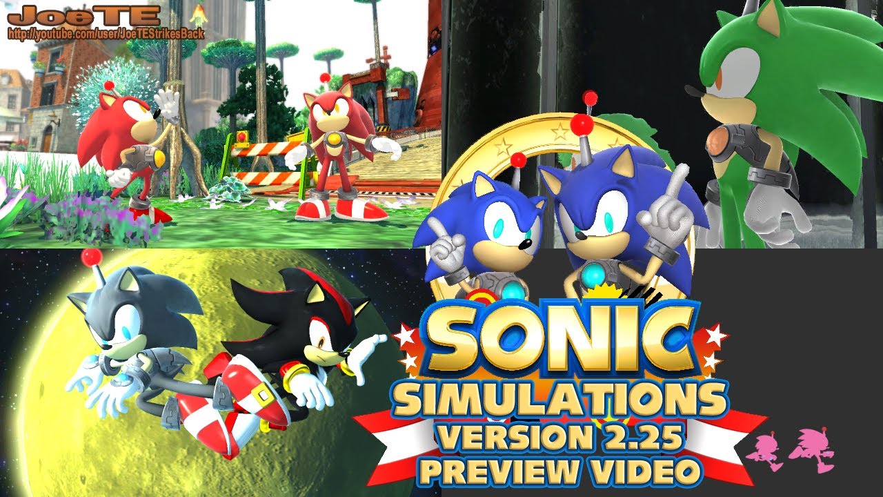 Sonic Simulations Version 2.25 (Sonic Generations PC Mod) - Preview Video