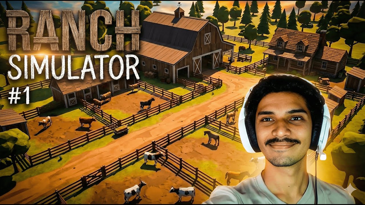 Restoring My Grandfather's Abandoned Ranch! 🏚️ | Ranch Simulator #1 | @Krishnaa_Plays