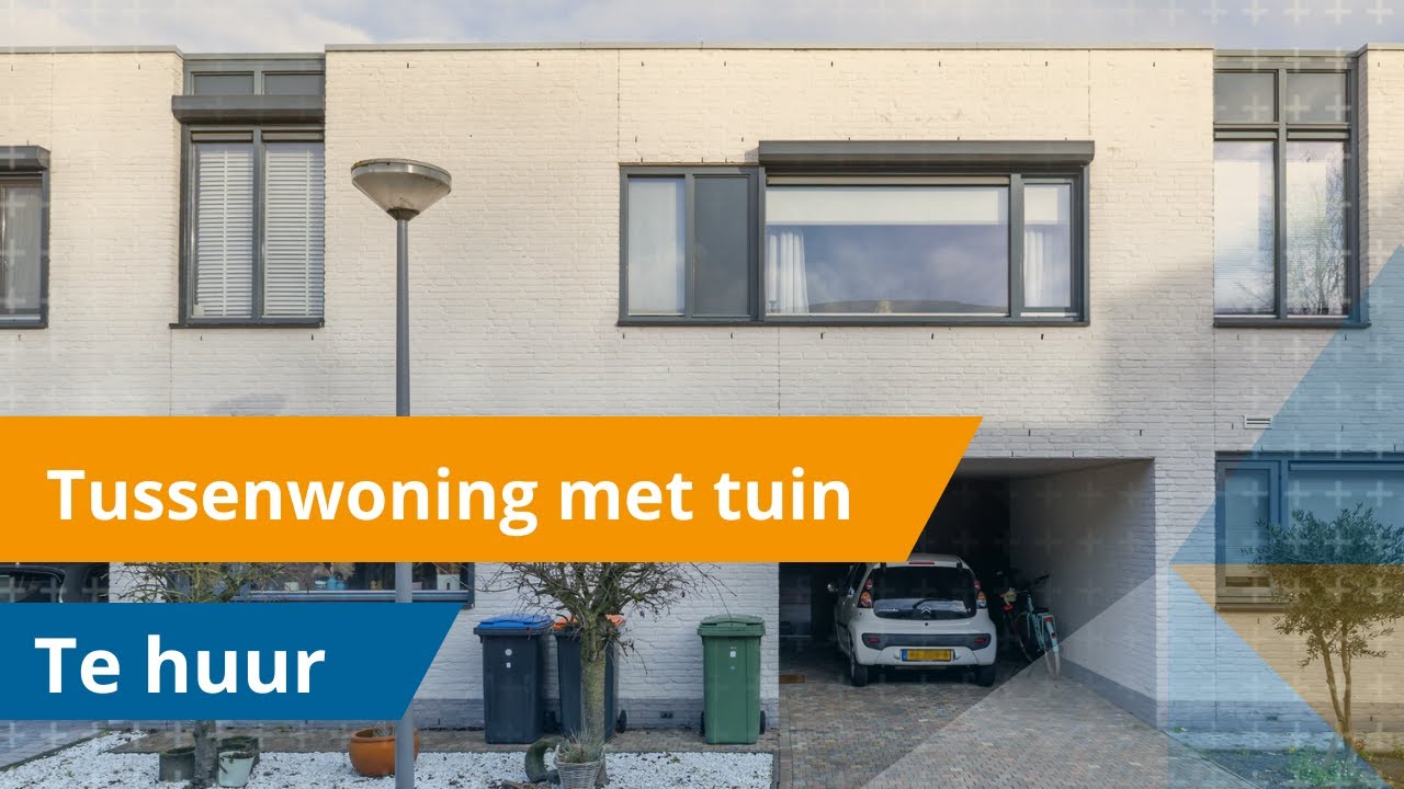 Te huur: tussenwoning met tuin en 3 slaapkamers