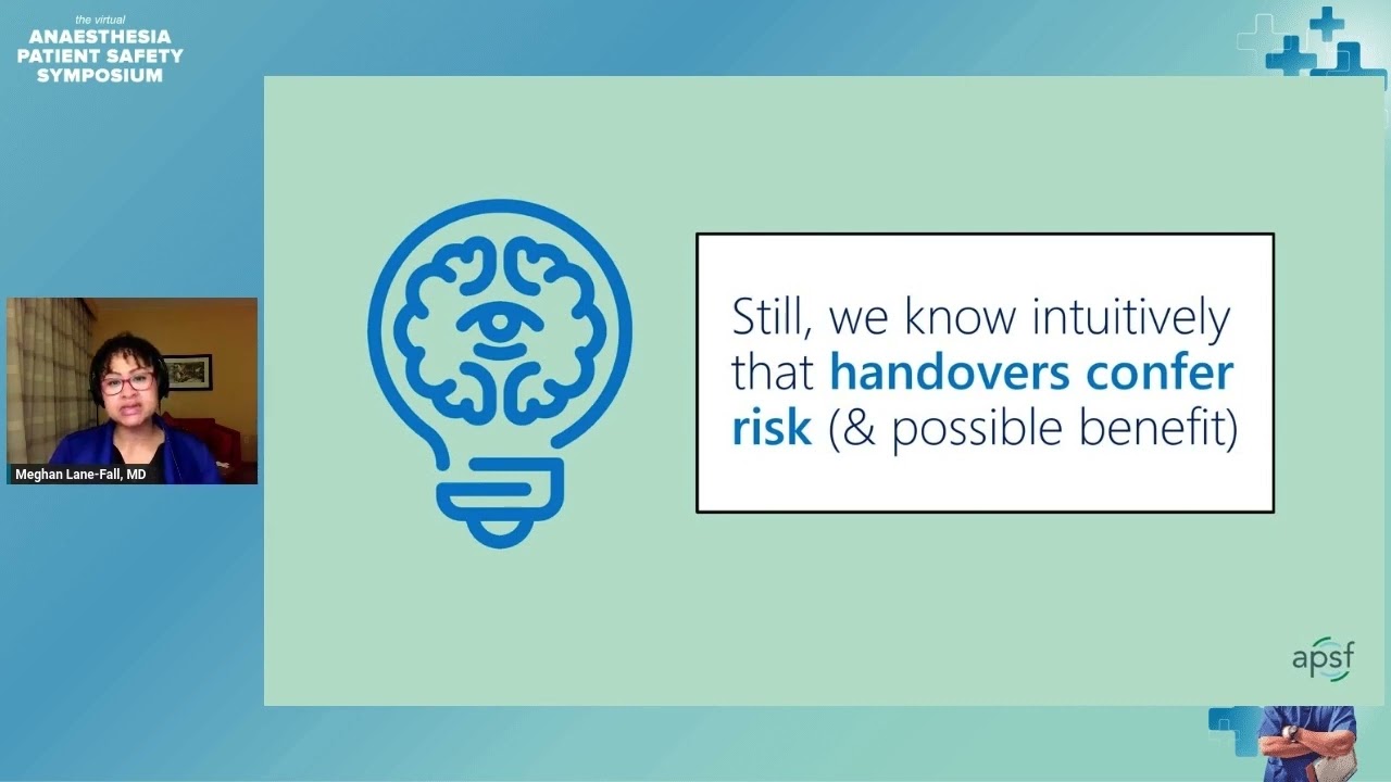 Effective Perioperative Handovers: Getting Them Right