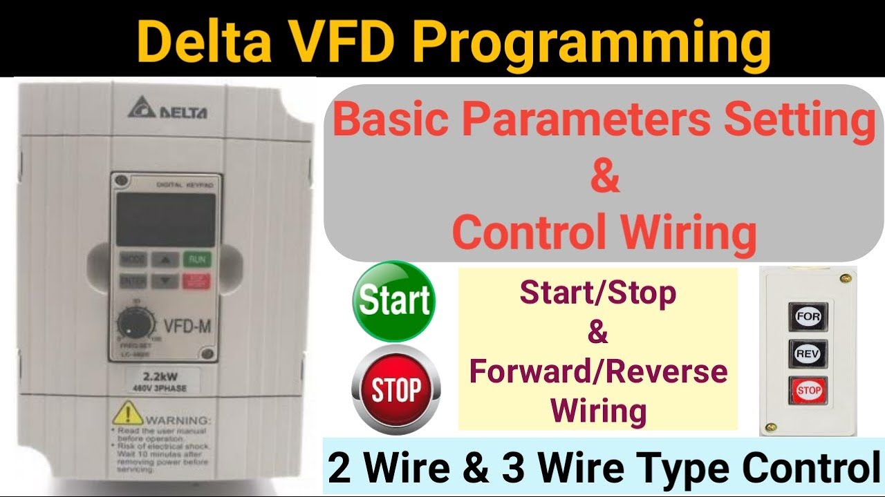Delta VFD Programming In Hindi | Delta VFD Parameter Setting |  Electrical Ada
