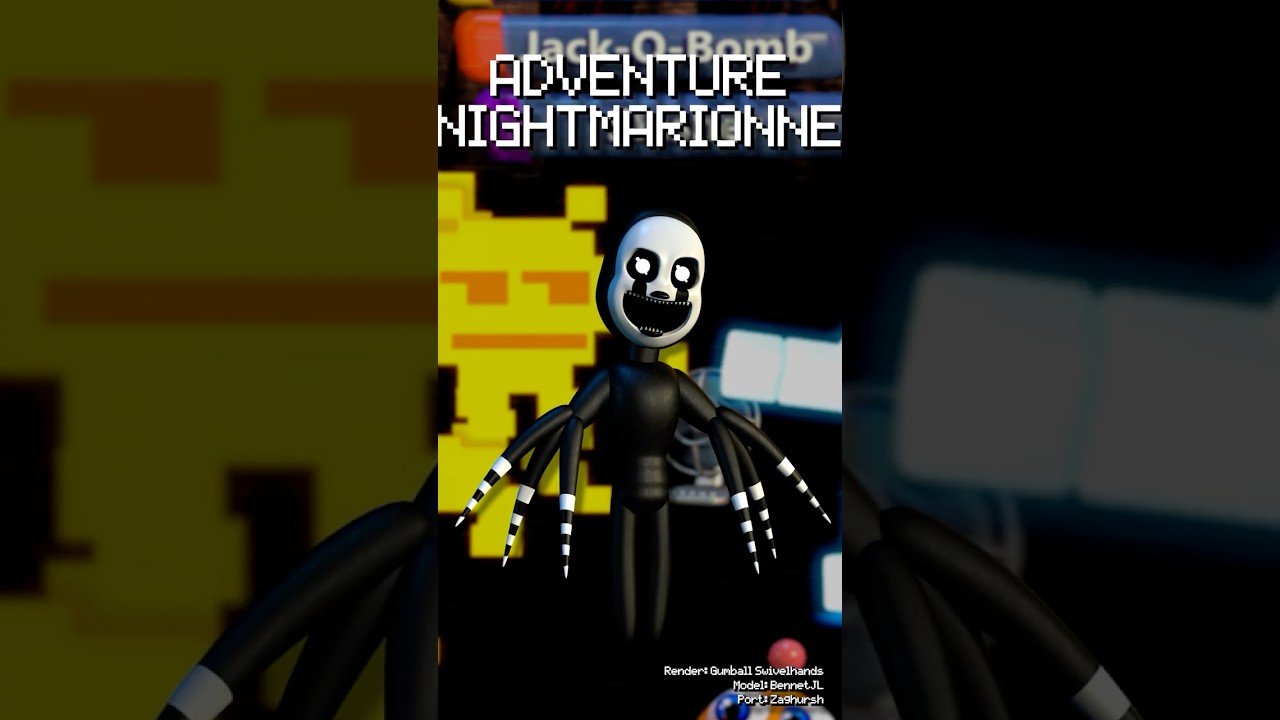 All Puppet/Marionette Variants in FNaF #fnaf #puppetfnaf