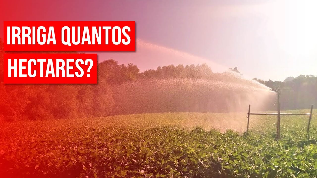 Quantos hectares um carretel Irrigat consegue irrigar?