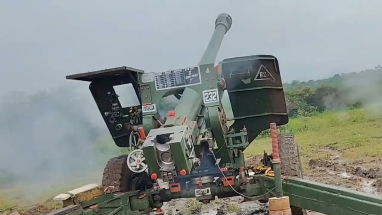 Artillery firing, 105 mm IFG & 130 mm GUN 💣️💣️💥💥💥