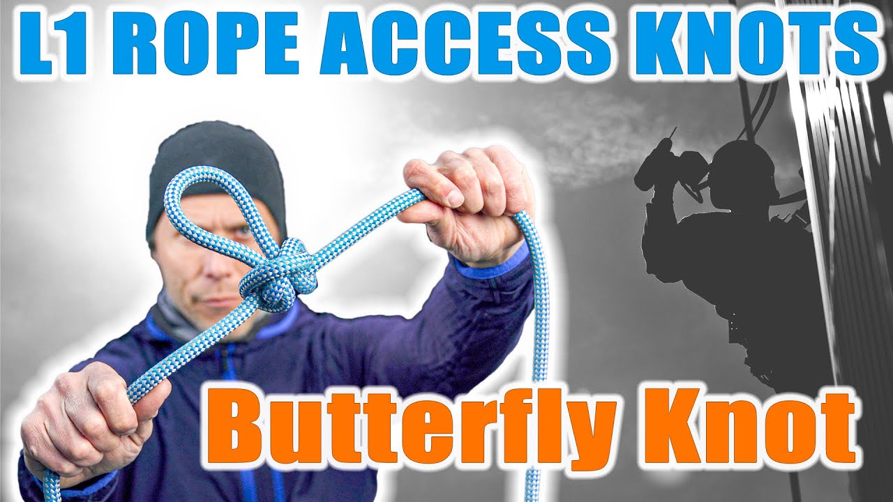 How to Tie a Butterfly Knot - The Best IRATA Rope Access Midline Knot