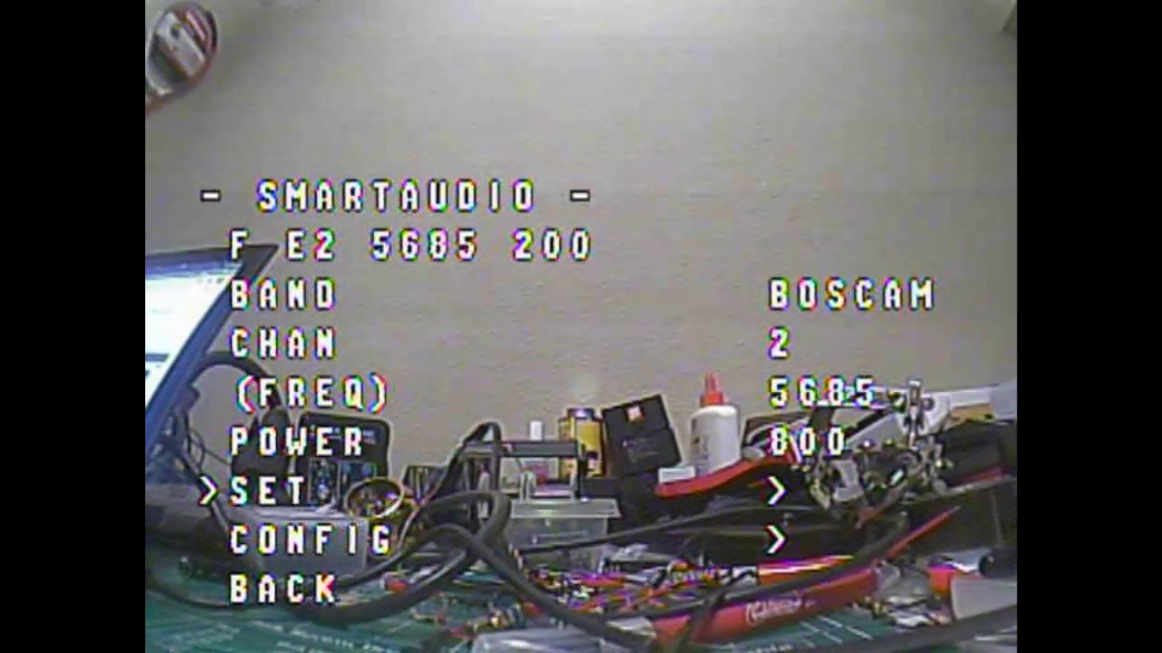 Using Betaflight OSD on Brainfpv (F4) to change VTX settings via smartaudio