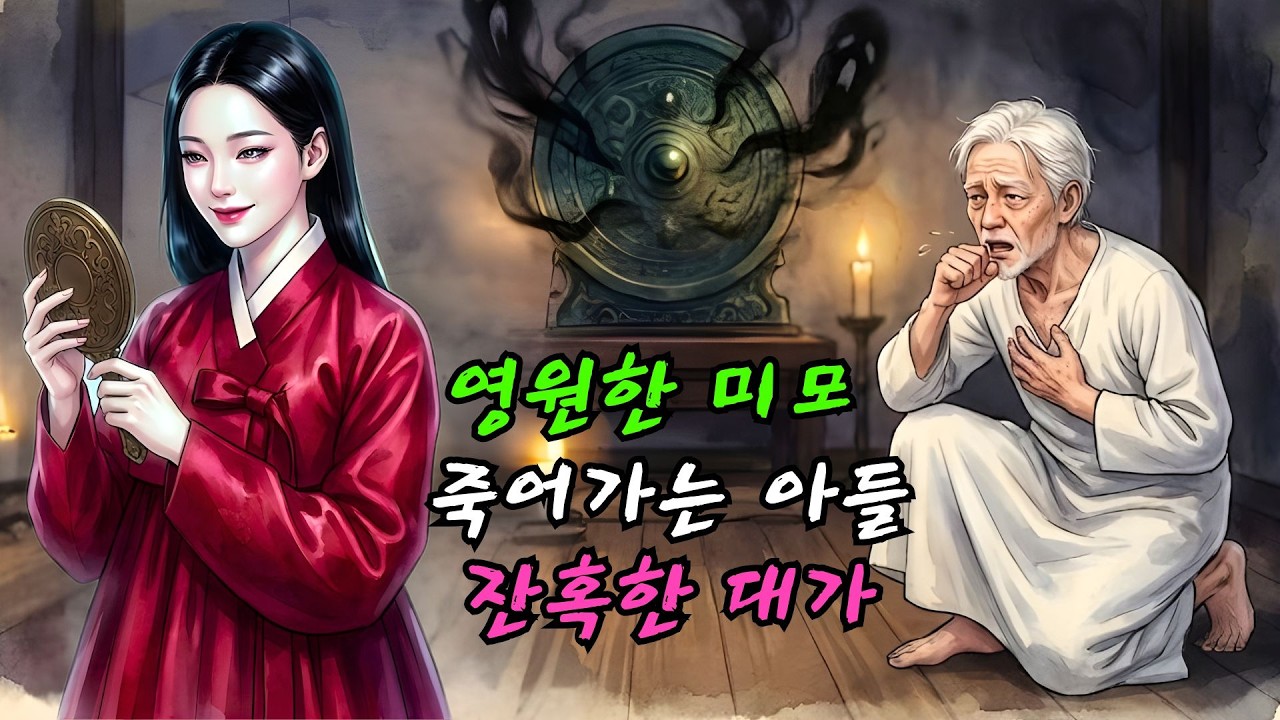 [충격 실화] 20대 아들이 70대 노인이 된 이유? 젊음을 탐한 어머니의 소름 끼치는 주술과 거울 속 요괴의 저주! 아들의 처절한 희생이 불러온 피의 결말.