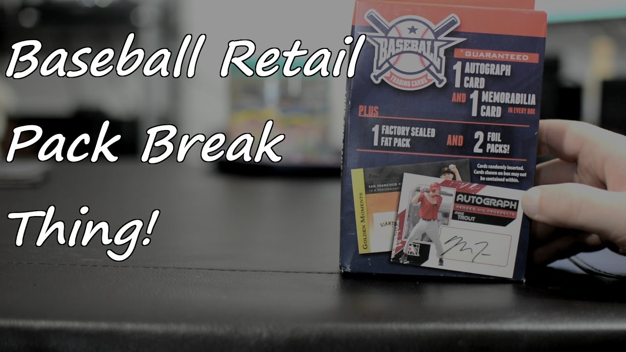 Baseball Retail Repack Box Break by MJ Holding
