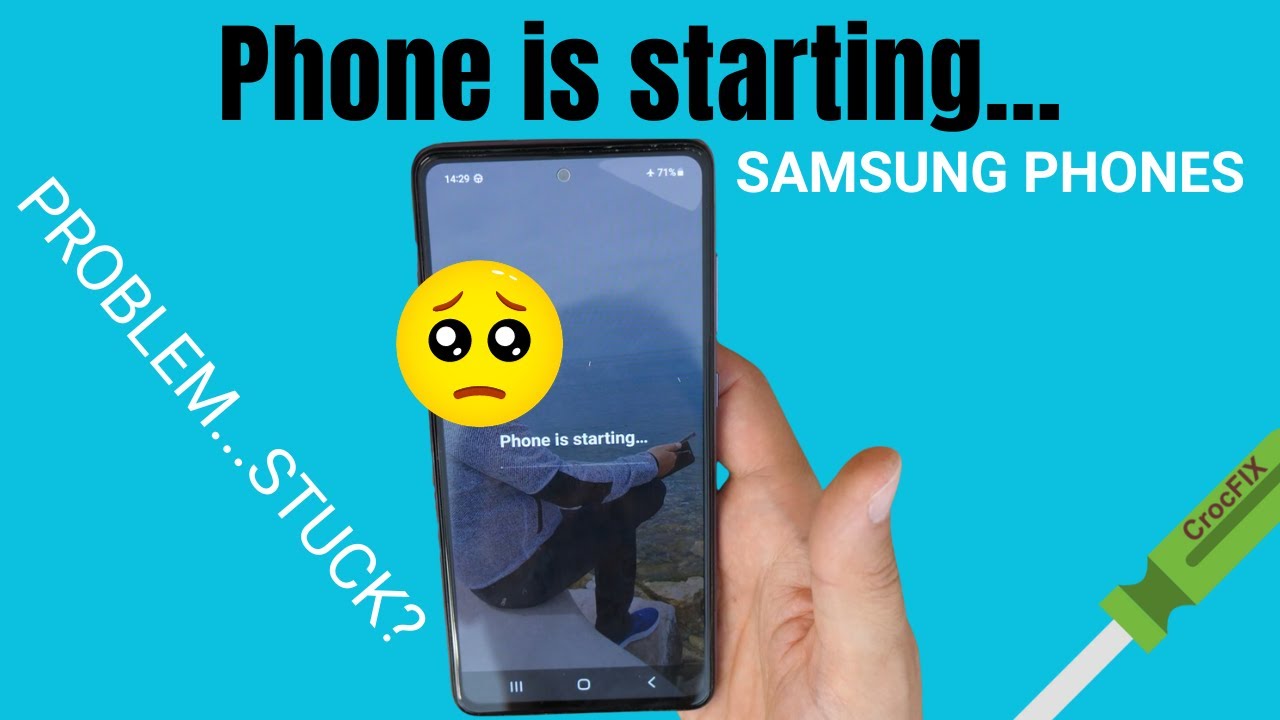 Телефон запускается... Телефон SAMSUNG завис / исправить с помощью CrocFIX