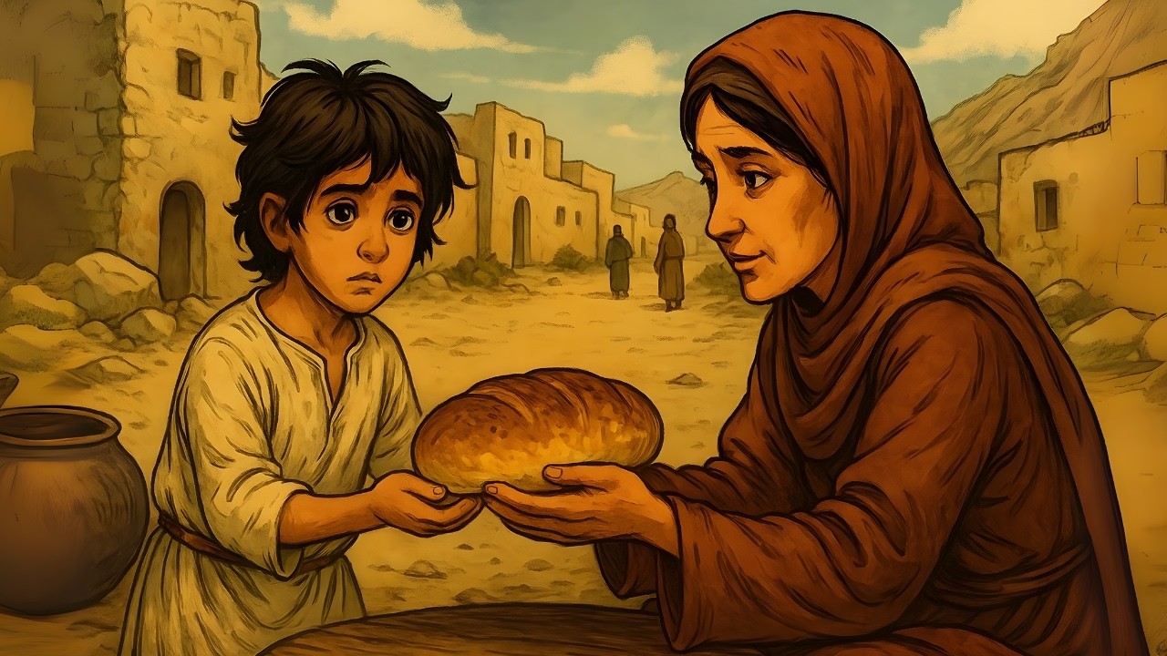 قصة الأرملة الفقيرة التي أطعمت يتيمًا فاكتشفت كنزًا في بيتها !