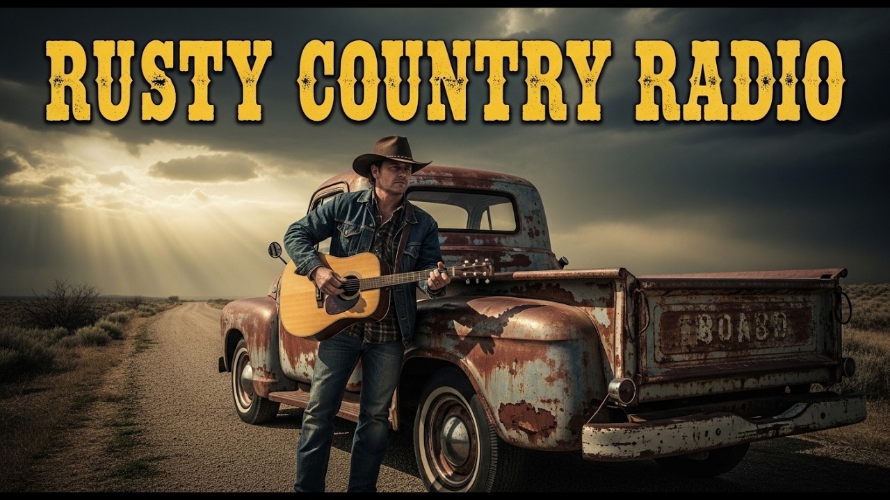 Country Music Playing in a Rusty Truck | Road Trip Radio #CountryMusic #CountryRadio #RoadTripMusic