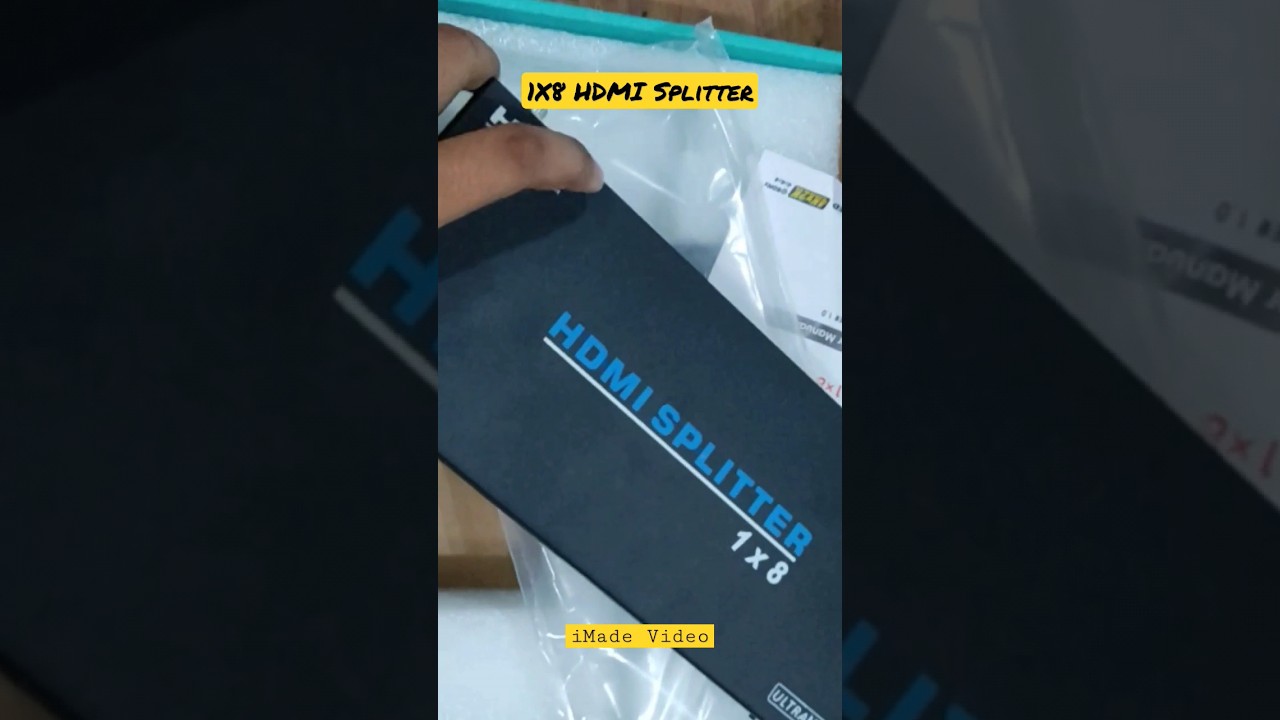 Unboxing New HDMI Splitter 1X8 Port || Tech Gadget Unboxing Splitter 