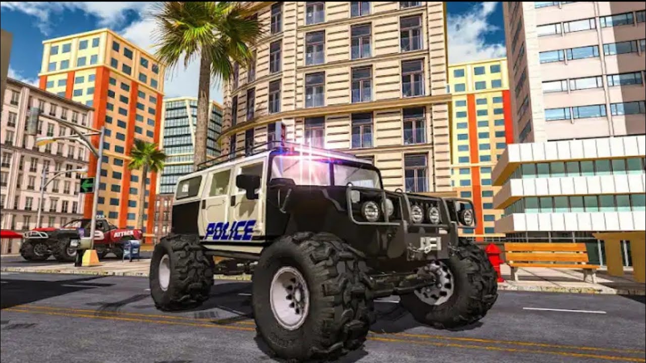 Monster Police CarCop Car Driver Simulator - Real Police Car Driving Chase 3D- Android Gameplay