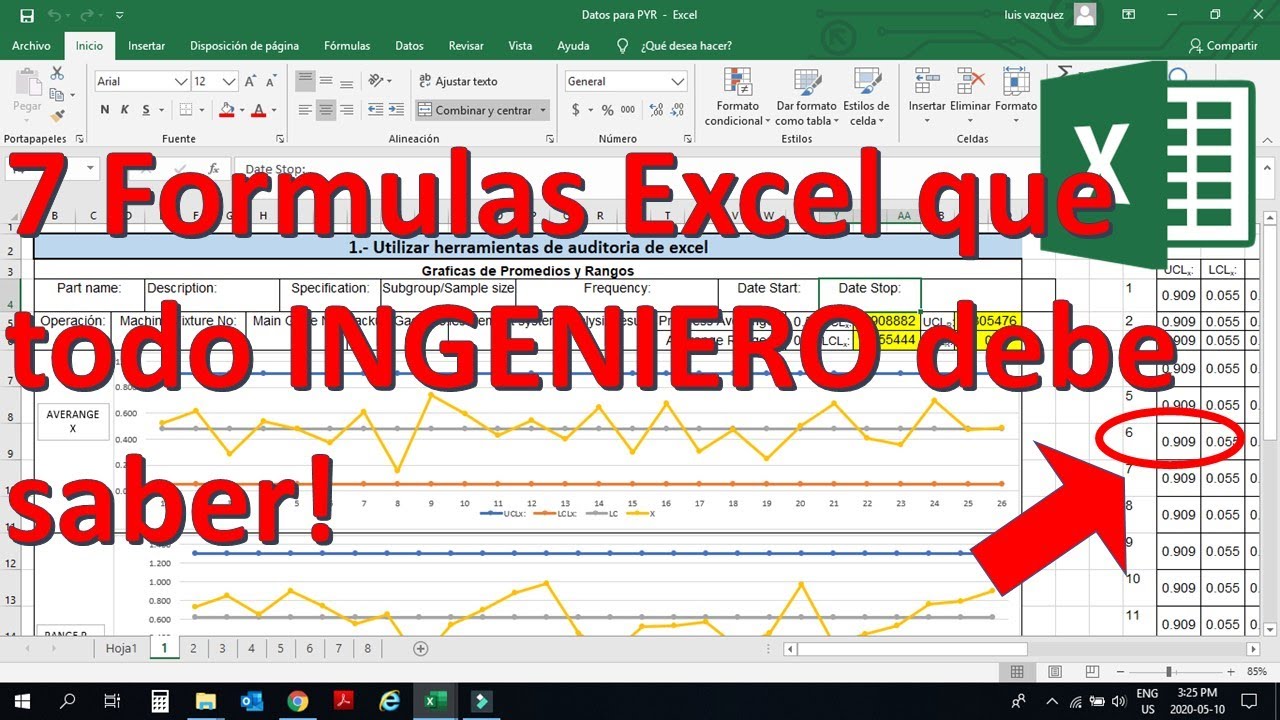 Excel para Ingenieros | 7 Formulas de Excel que todo ingeniero debe de conocer
