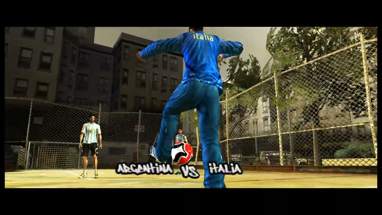 FIFA STREET 2 (FINALISSIMA Argentina 2006 vs Italy 2006) Very hard