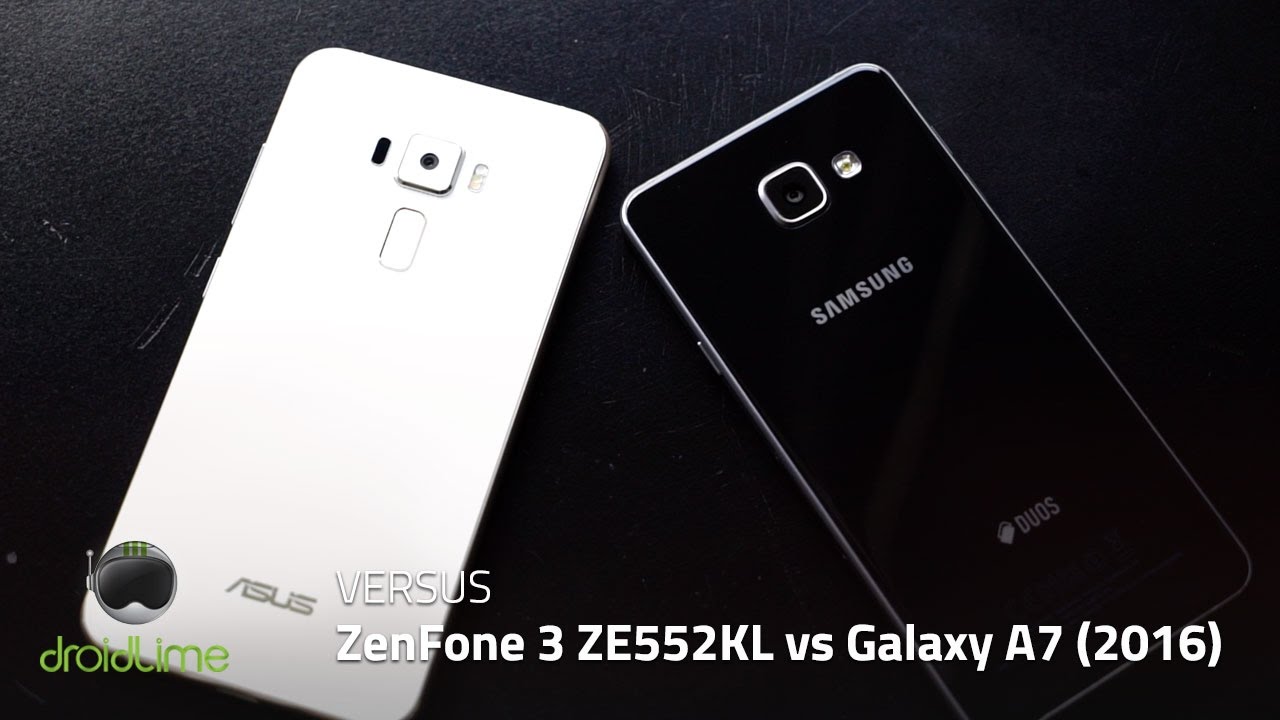 ASUS ZenFone 3 ZE552KL vs Samsung Galaxy A7 (2016)