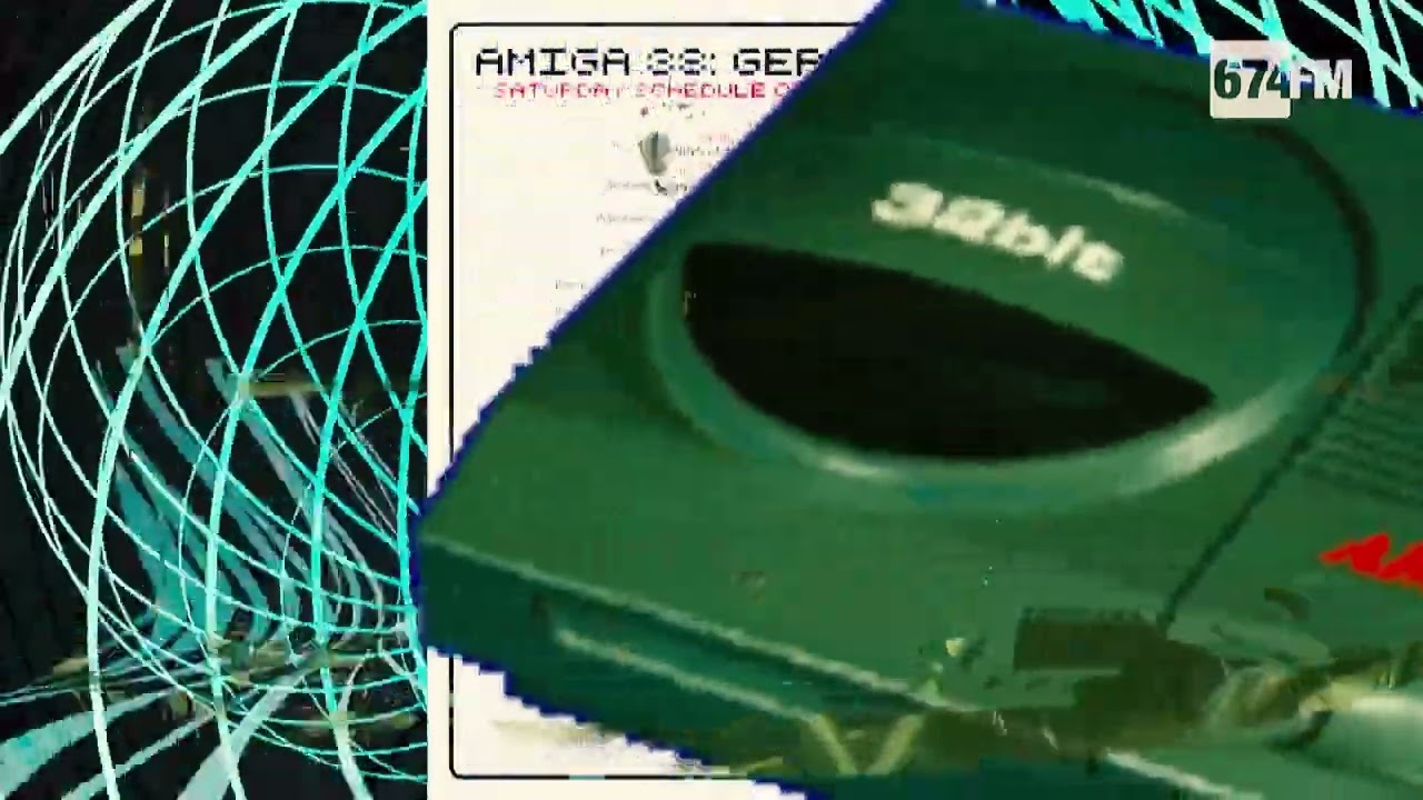 Amiga 38 Videoart Siegfried Kärcher live bei 674fm Audiovisuelles Konzert zur Amiga38 mit Interview