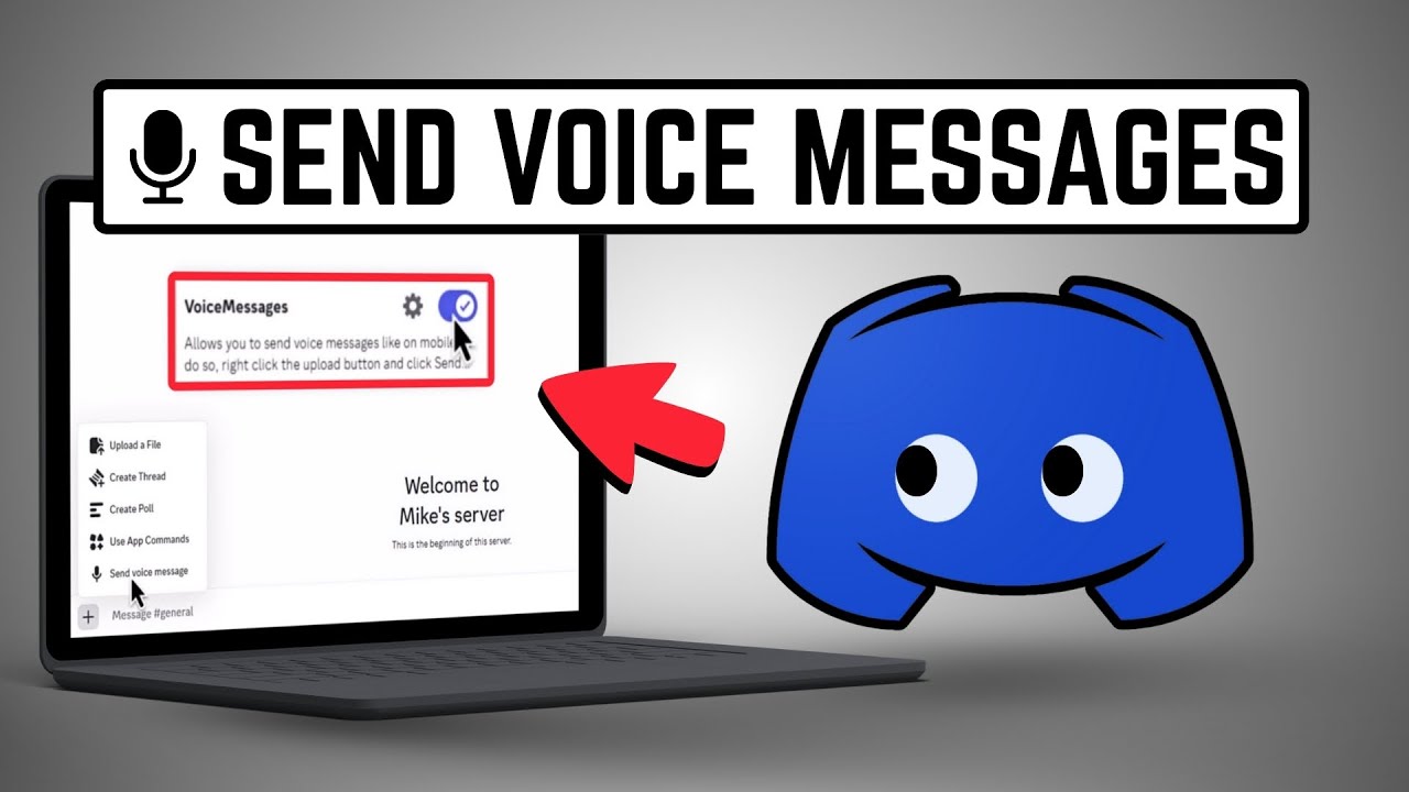 How To Send Voice Messages on Discord PC/Laptop