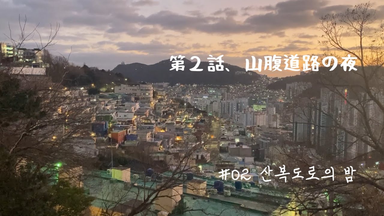 山腹道路の夜｜산복도로의 밤
