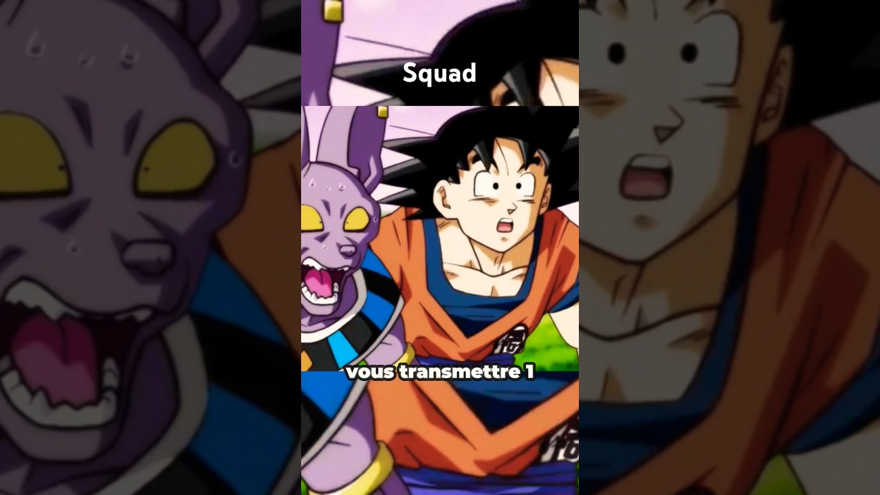 D&eacute;cision Radicale de Zeno 🔥 #dbs #beerus #goku