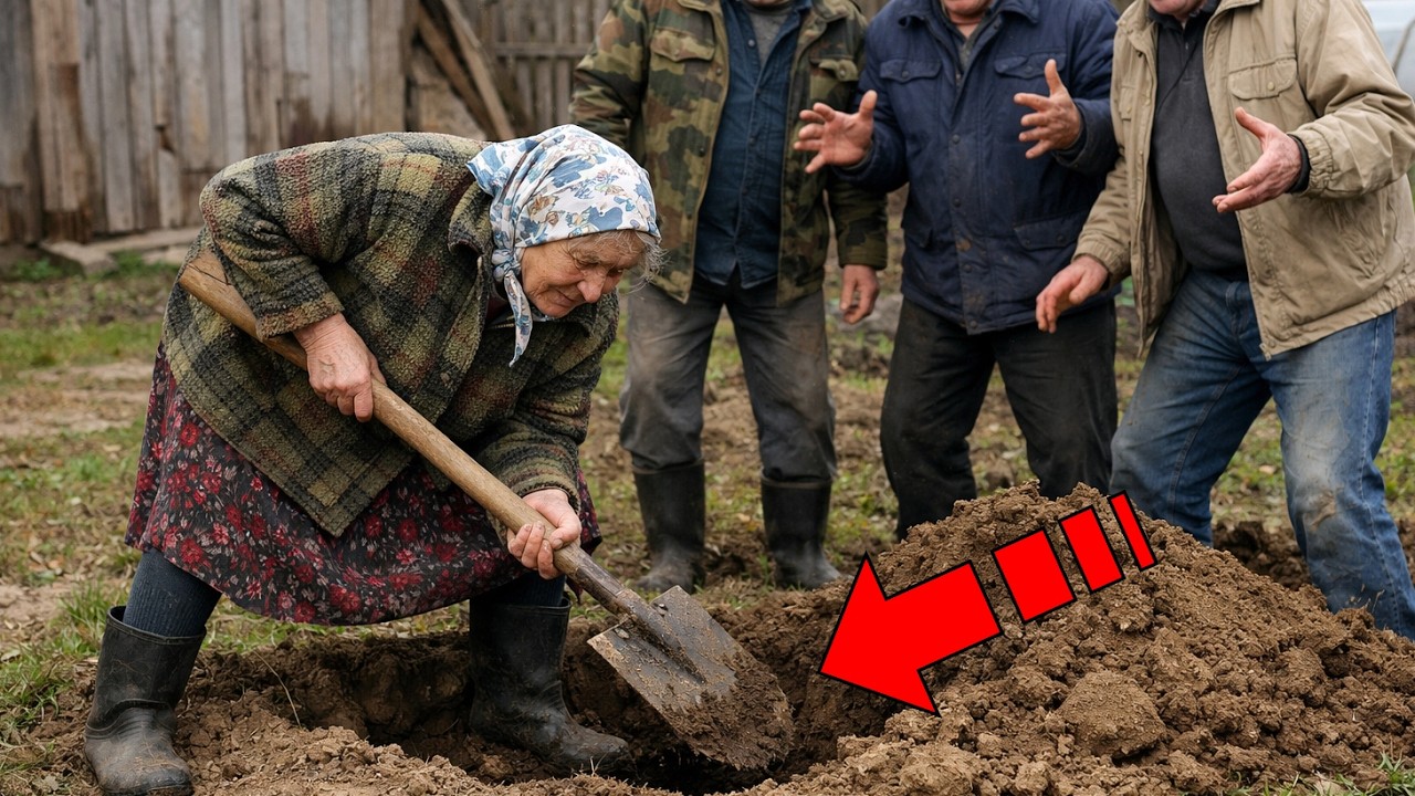 Бабуля каждую ночь выходила во двор и копала землю. Причина шокировала!
