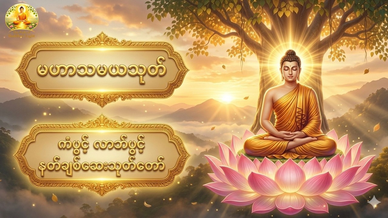 ကံဇာတာ ညံ့နေသူများ နေ့စဉ်ရွတ်ဖတ်ရုံဖြင့် ကံပွင့် လာဘ်ပွင့် စေမည့် နတ်ချစ်ဆေးသုတ်တော် ~ မဟာသမယသုတ်