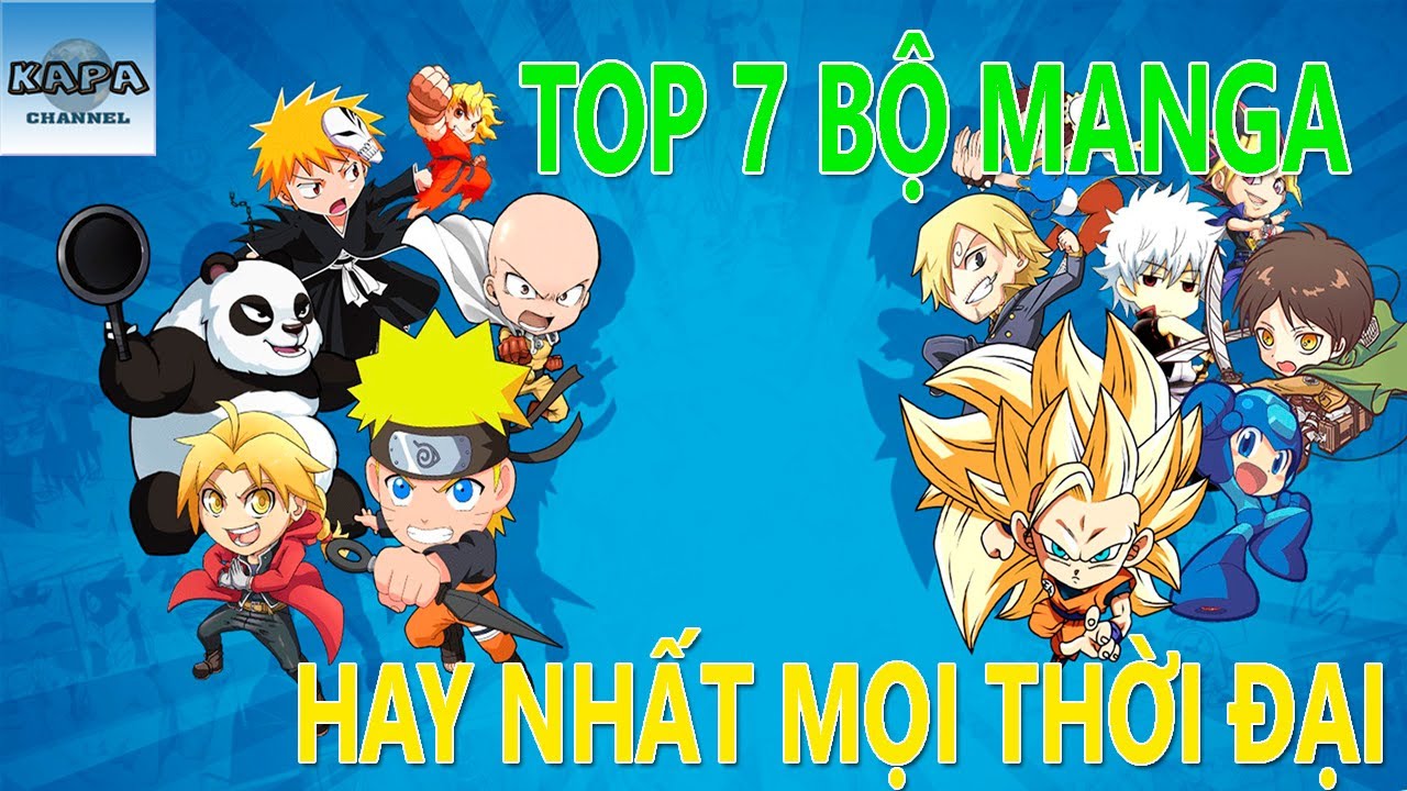 Top 7 Bộ Truyện Tranh Manga Hay Nhất Mọi Thời Đại - KAPA Channel