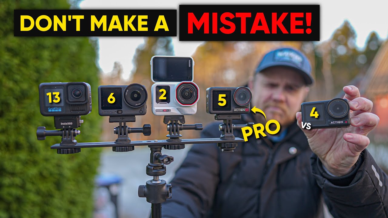 DJI Action 6 против Ace Pro 2 против GoPro 13 против Action 5 — подробное и честное сравнение