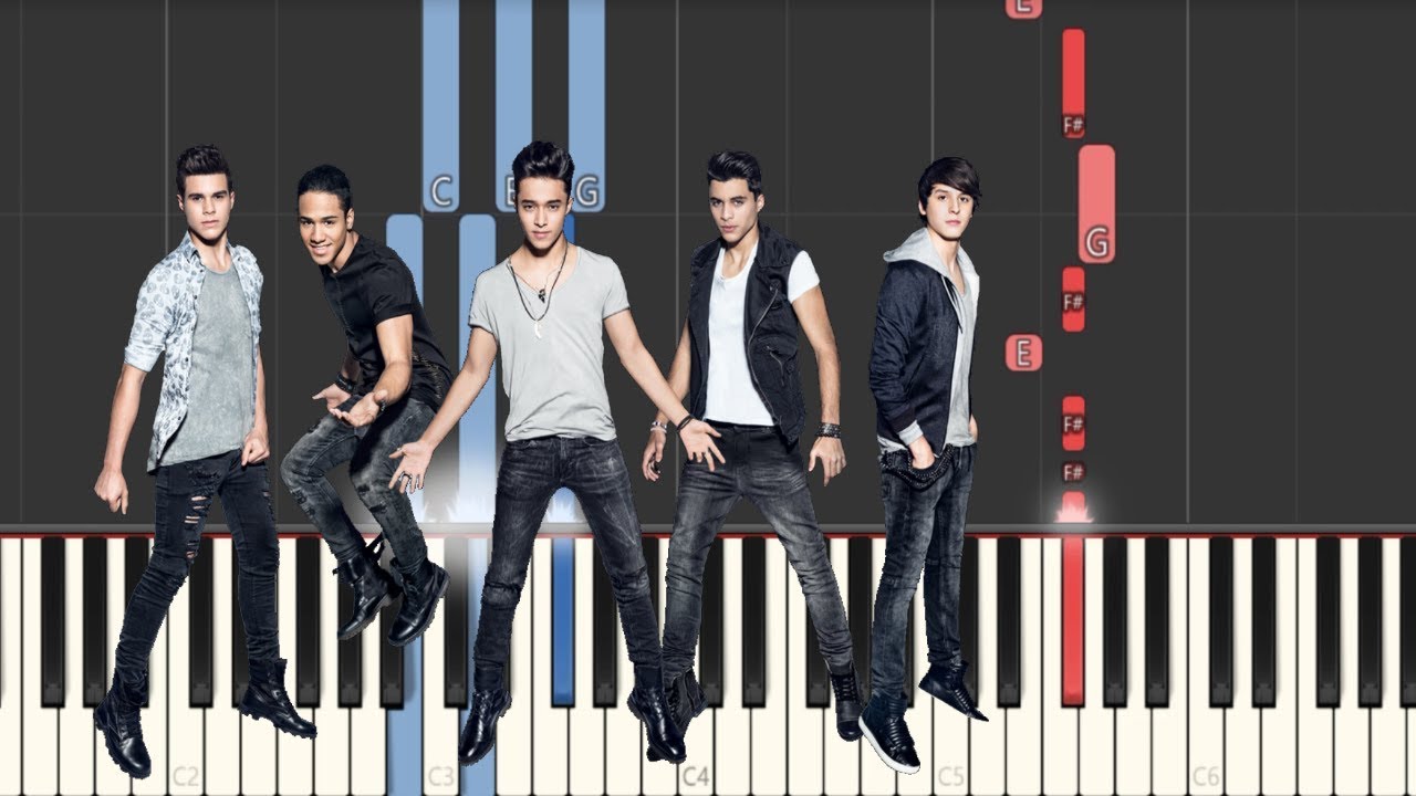 CNCO, Manuel Turizo - Pegao (Piano Tutorial)