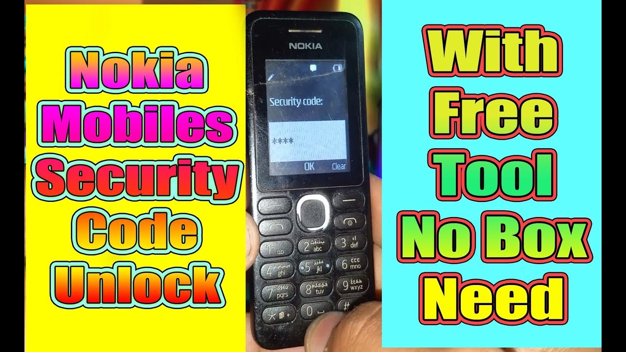 Free Software | Nokia 105 101 1200 Security Code Unlock Miracle | Nokia 130 RM-1035 | Urdu Hindi