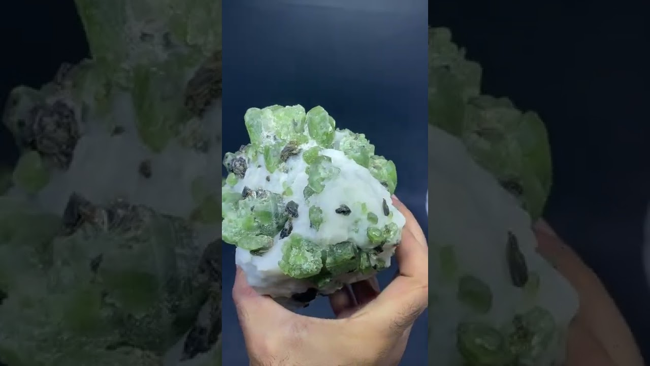 Beautiful diopsite specimen from Afghanistan mines #dubanigems #dubanicrystals